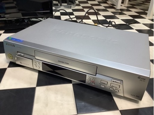 【リサイクルサービス八光】2000年製　パナソニック　VHS ビデオデッキ　NV-HVB1