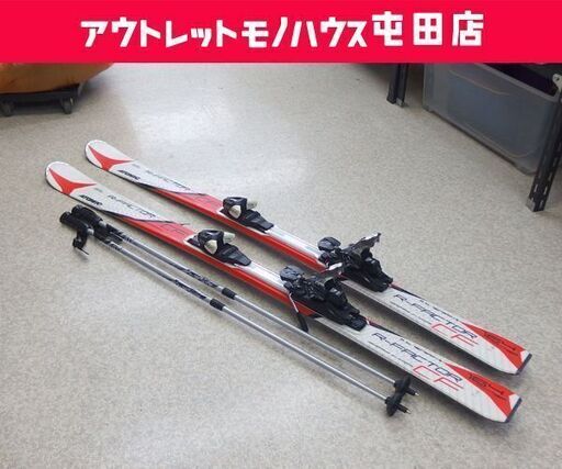 ATOMIC 164cm カービングスキー R-FACTOR CF 調整ビンディング付き板 ポールセット アトミック 札幌市 屯田店