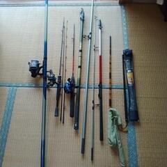 【決まりました】釣竿まとめてお譲りいたします