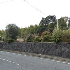 姶良郡湧水町川西【売地】 擁壁上約981坪県道沿い190万円 - 姶良郡