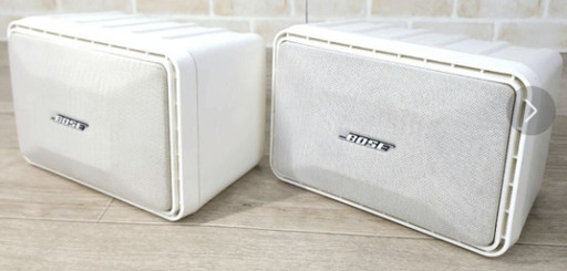 BOSE  スピーカー 101MMW ホワイト ペア＆アンプ