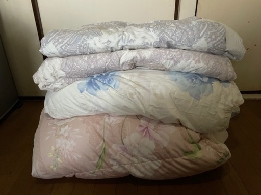 「お取引中」西川 シングル 羽毛布団と肌掛け羽毛布団 4枚