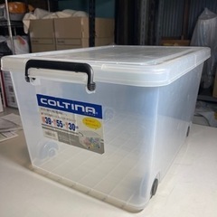 COLTINA蓋付き衣装ケースキャスター付きハーフ
