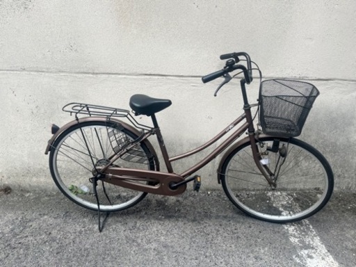 相談中　自転車　後輪パンク