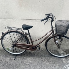 相談中　自転車　後輪パンク