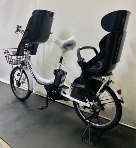 関東全域送料無料　業界最長12ヶ月保証付き　ブリヂストン　ビッケ2 20インチ 3人乗り 8.7ah パワフル　白色　電動自転車　電動アシスト自転車