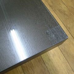 ドリームベッド リーン・ロゼ センターテーブル幅120×奥120×高46㎝ ガラス天板 ダークブラウン ソファテーブル ローテーブル 家具 札幌 厚別店の画像