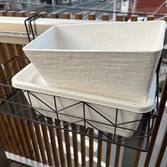 植木鉢、ポット、ベランダにかけれますの画像