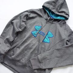 【No.62】アンダーアーマー 裏起毛プルオーバーパーカー LGサイズ