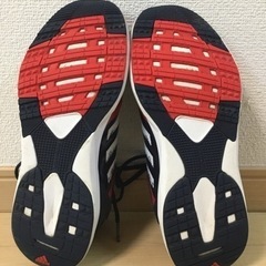 adidasスニーカー 24cm 青　美品と多少汚れ有りの2足セットの画像