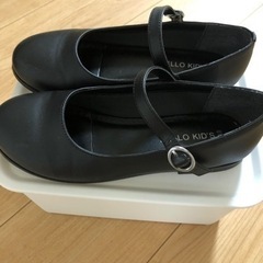 女の子　23センチ　　七五三　フォーマルシューズ　黒の画像