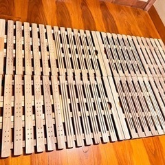 桐製　布団下に敷くすのこマット　パルシステムで購入