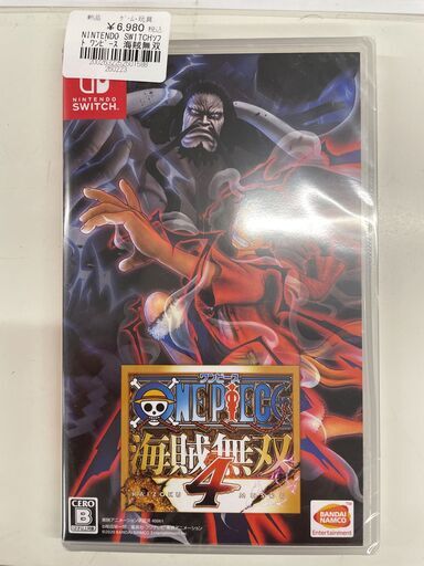 【値下げしました】ジモティ来店特価!!!　SWITCHソフト　ワンピース　海賊無双4　　J-0323