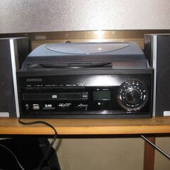 ステレオコンポ②　exemode　レコード・CDも聴けます！の画像