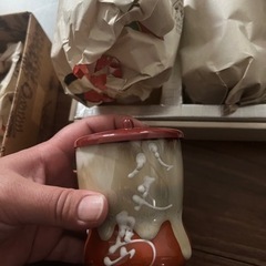 民芸あき　湯呑み　ペアの画像