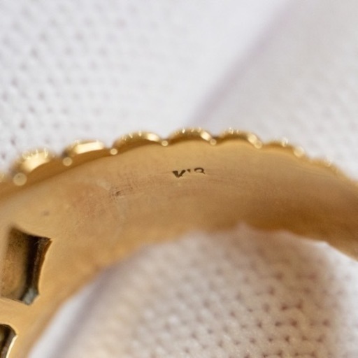 k18 リング 指輪 11.9g 16号