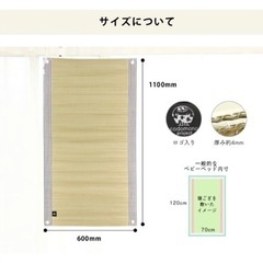 コドモノ寝ゴザ　新品　値下げの画像