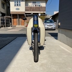 スーパーカブ50カスタム　バーハン化の画像