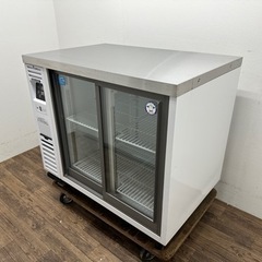 フクシマガリレイ　業務用　冷蔵ショーケース　１９７L　スライド扉　店舗　飲食店　厨房　２０２１年製　LGC-090RE