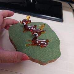 可愛い❤️(*^ω^)ガラスのバンビの画像