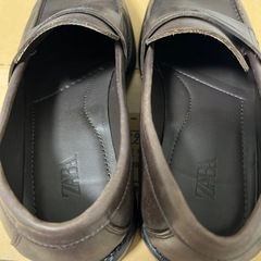 3/16 まで　zara 革靴　美品　41サイズ（26cm）の画像