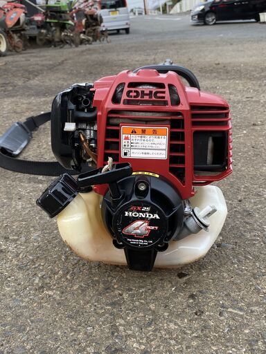 現物確認 初期不良対応OK ナイロンコード仕様 整備済 ホンダ 4サイクル OHC 25cc　ループハンドル 草刈機 UMK425H 