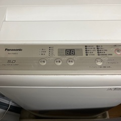 中古品。パナソニック洗濯機。