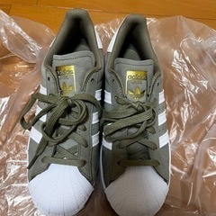 3/15までにお引き渡しできる方　adidas スーパースター　H00163 24.5cm  2回使用の画像