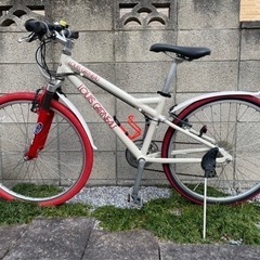 自転車(付属品多数)の画像