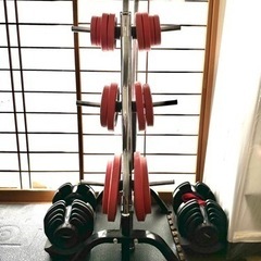バーベル　シャフト　セット