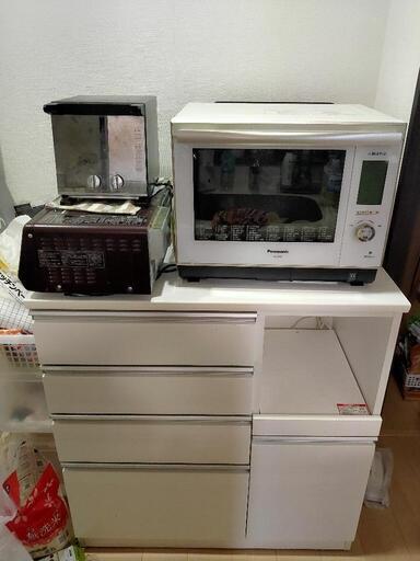 【13日迄】食器棚 カップボード ニトリ 白