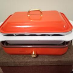 [取引中]着脱式ホットプレート/セラミック/2way/焼肉やたこ...