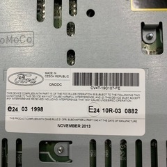 新品　フォード　ford 純正　ラジオ　オーディオパネル　sonyの画像