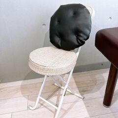 LIFELEX 背付折りたたみチェア　エザッサ　ベージュの画像