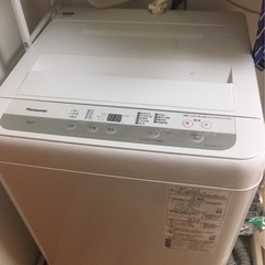 Panasonic 洗濯機　5kg 2021年【2026年11月まで保証付】