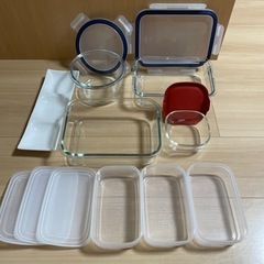 取引中　ガラス製保存容器　タッパー　食器