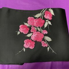 着物帯　花　アンティーク着物　美品　　女性用着物