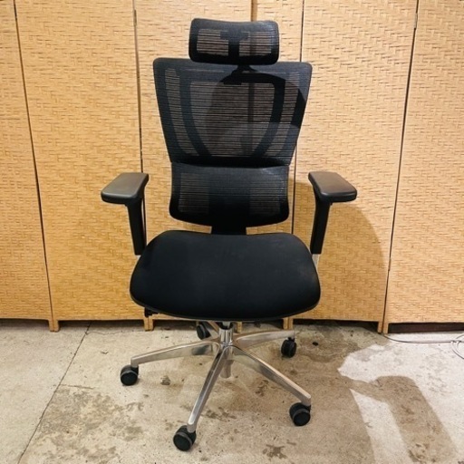 【売約済み】　Ergohuman Fit エルゴヒューマン フィット / ヘッドレスト有り　メッシュ　オフィスチェア　デスクチェア　キ