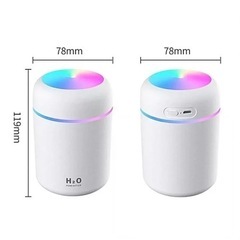 加湿器 卓上 超音波式 7色LED 光る加湿器 USB 小型 室内 車載の画像