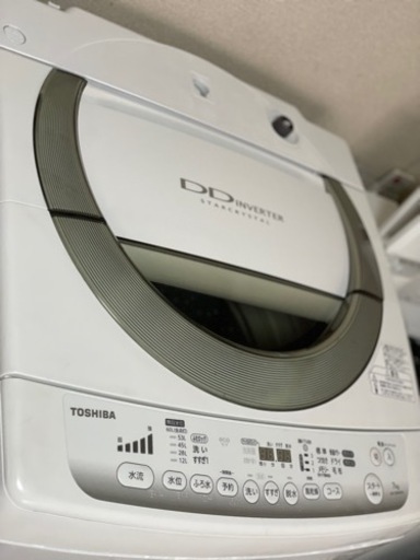 送料・設置込み　洗濯機　7kg TOSHIBA 2014年