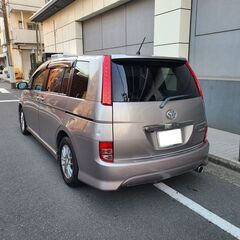 アイシス　プラタナGエディション　H18　車検5/7　走行63000ｋ　両側パワースライド　社外メモリーナビ＆地デジTV　カラーバックカメラ　純正エアロ＆15ＡＷ　フロントアンダースポイラーキセノン＆フォグ　7人乗りの画像