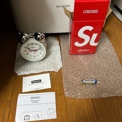 【値下げ中】Supreme / Seiko Alarm Clock White 22FW week9 シュプリーム セイコー アラーム クロック ホワイト 白 時計 目覚まし時計 22AW