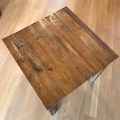 ヴィンテージ風パイン材テーブル名品ヨハン☆希少モデル☆クラッシュ