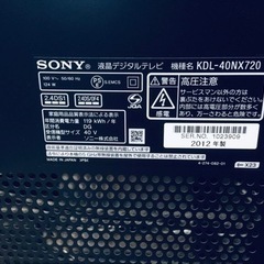 ③2899番 ソニー✨テレビ✨KDL-40NX720‼️