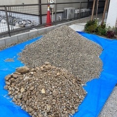 お取引先決定　川砂利