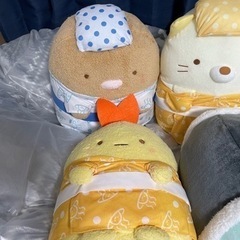 【相談中】すみっコぐらし　ビッグぬいぐるみとロングクッションの画像