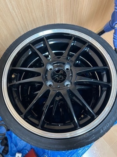 16インチホイール4穴PCD100 5J