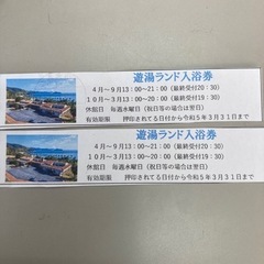 遊湯ランド入浴券