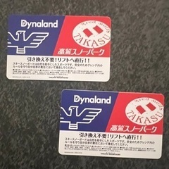ダイナラン高鷲スノーパーク 共通リフト券
