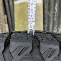 スタッドレスタイヤ　FJクルーザー純正ホイール＋ブリヂストンDM-V3の画像